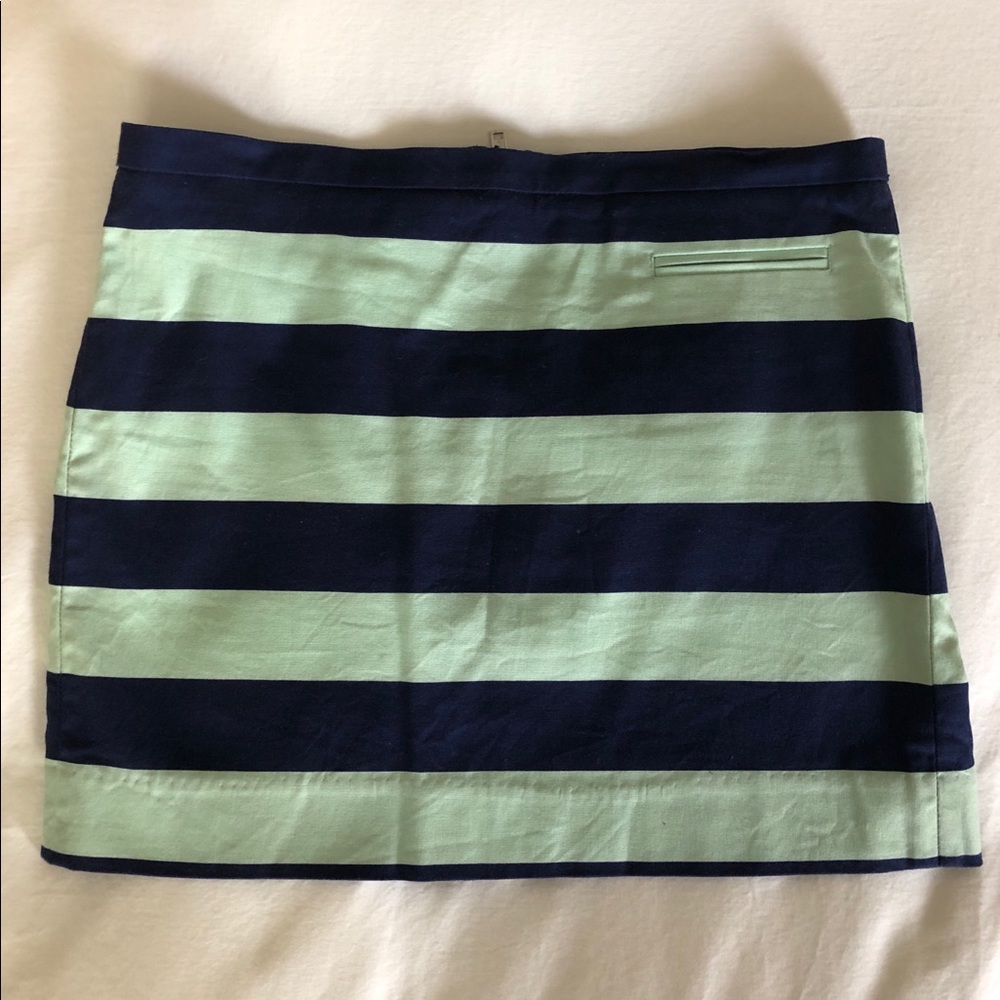 Gap striped mini skirt